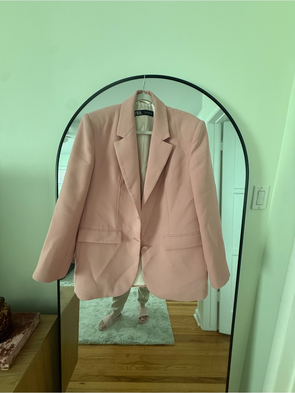 Zara Blush Pink Blazer